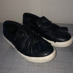 Black Tie MIA Slip On Shoes